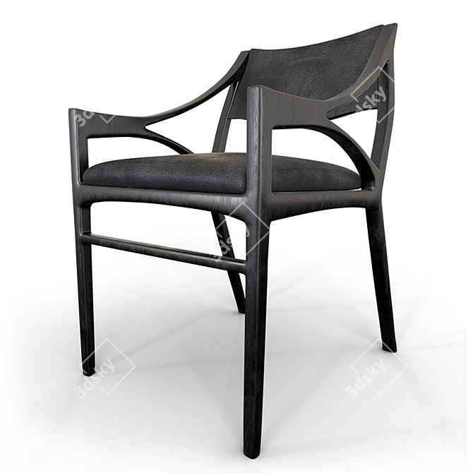  Sleek O Chair: Modern Design, Perfect Size 3D model image 2