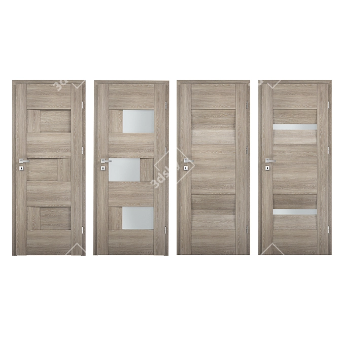 Timeless Elegance: Optim Nova Interior Doors 3D model image 1