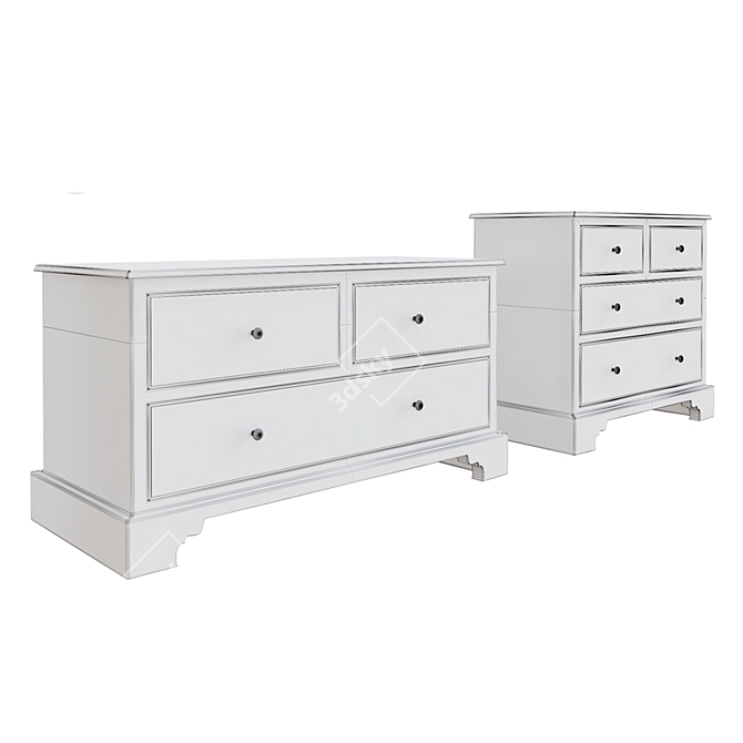 Elegant Chichester Dressers: Timeless Storage Solutions 3D model image 3