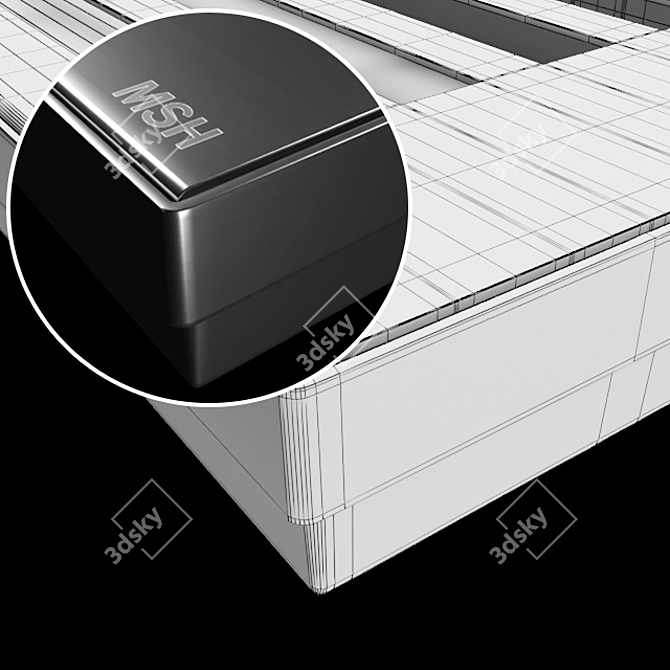 Title: Streamline Shower Channel 3D model image 3