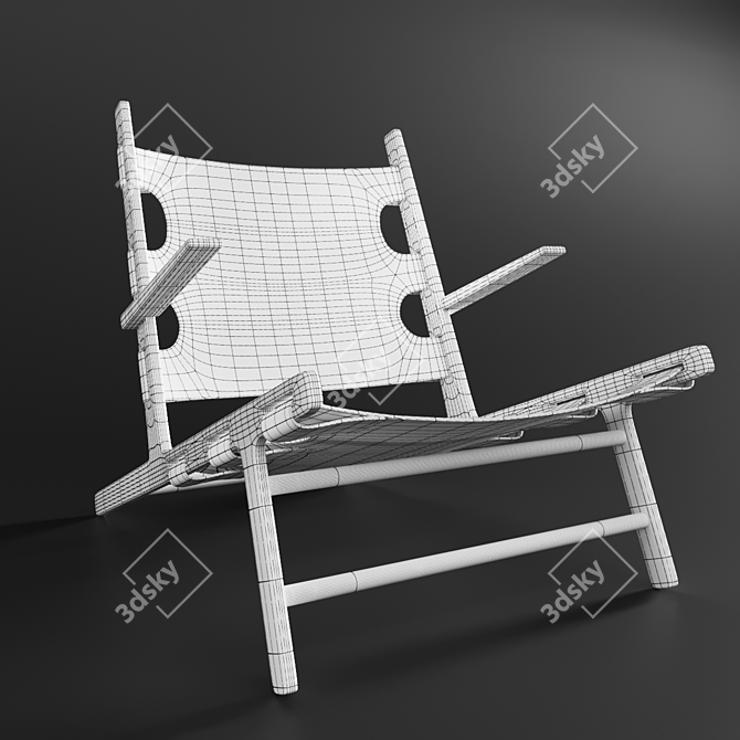 Cozy Comfort: Easy Chair 3D model image 3