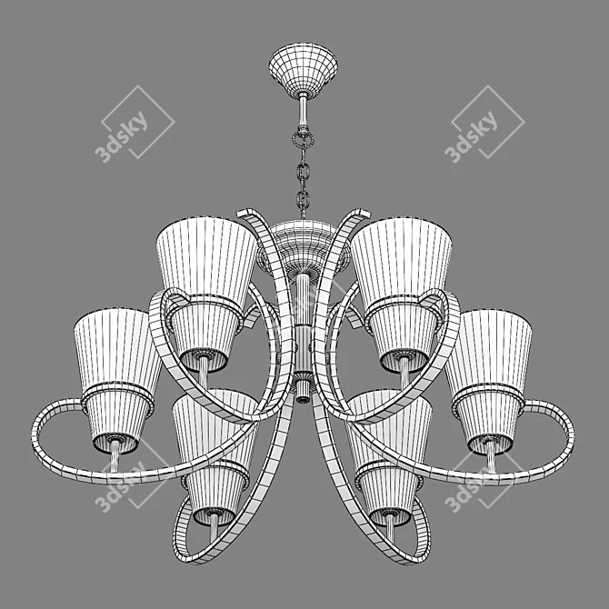 733067 Fiacolla Lightstar Chandelier 3D model image 3