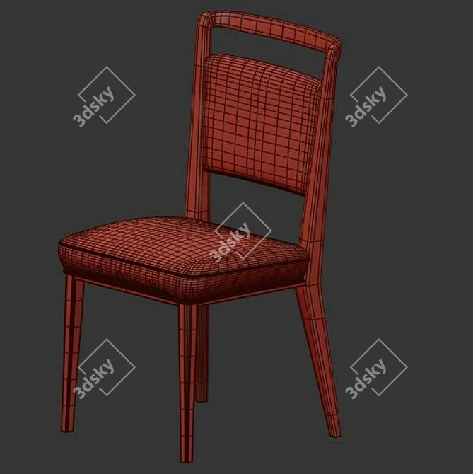 MILÀ Contemporary Chair - Volpi Sedie e Mobili 3D model image 3