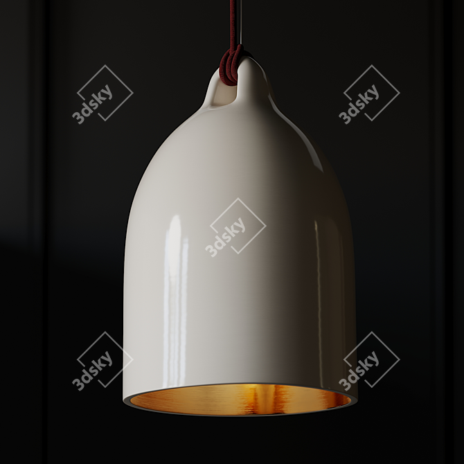 Sleek Buffer Lamp by Wieki 3D model image 1