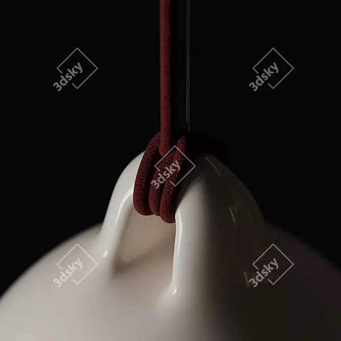 Sleek Buffer Lamp by Wieki 3D model image 2