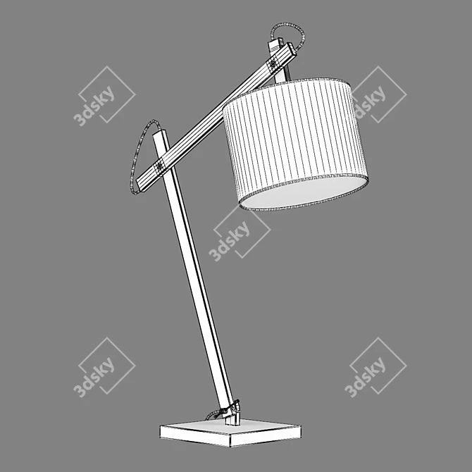 Modern Meccano Lightstar Table Lamp 3D model image 3