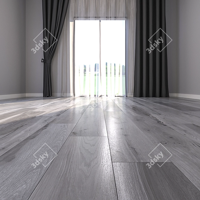 High Definition Parquet Floor 3D model image 2