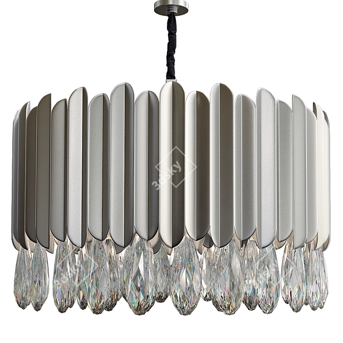 Elegant Crystal Chandelier: CANDELA_9 3D model image 1