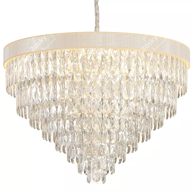 Elegant Illumination: CANDELA_23 Chandelier 3D model image 1