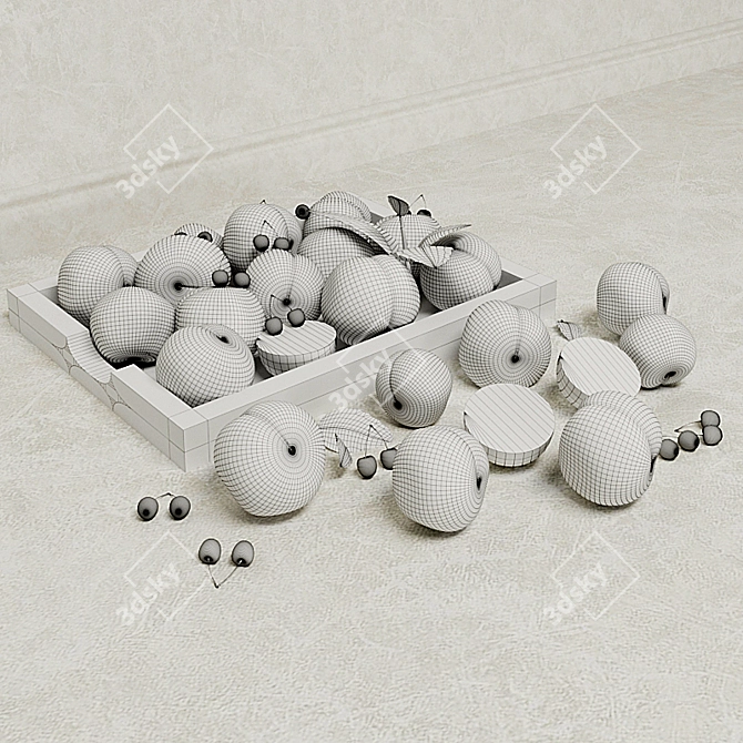 Persic 2015 Peach Tray 3D model image 3