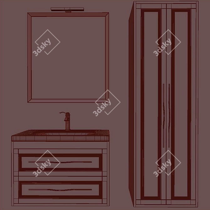 Casablanca Classic Furniture Set 3D model image 2
