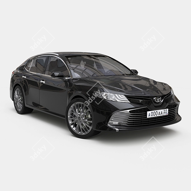 Highly Detailed Toyota Camry 2018 3D Model 3D model image 1