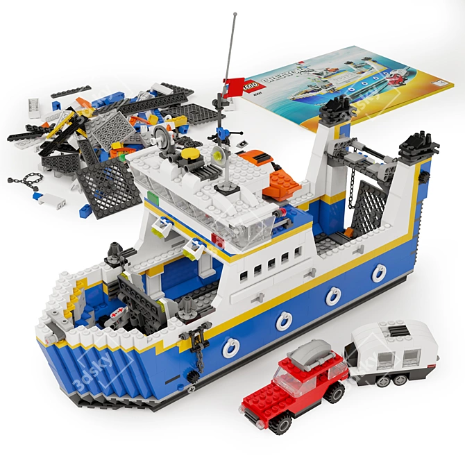 Ship Builders LEGO Creator Set 3D model image 1