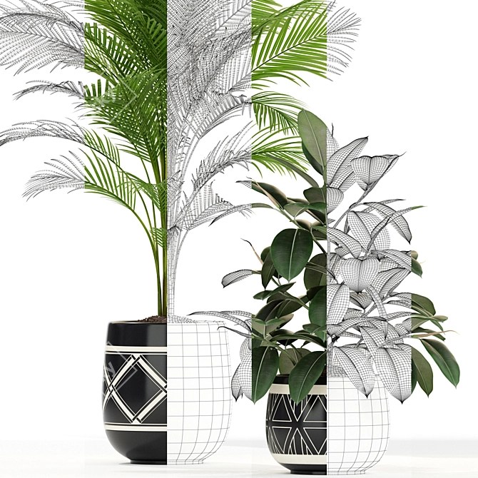 Nature's Oasis: 181 Exquisite Plants 3D model image 3