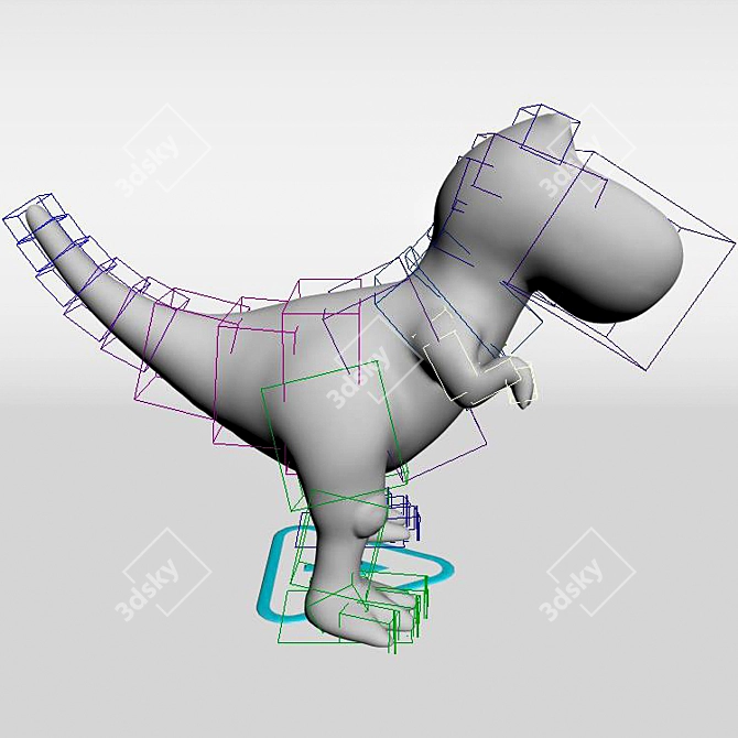 Trex Doll - 2013 Max Vray 3D model image 3