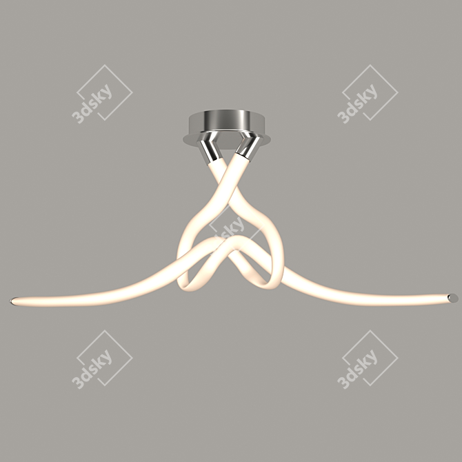 ARMONIA Chandelier: Elegant White LED 6723OHM 3D model image 1