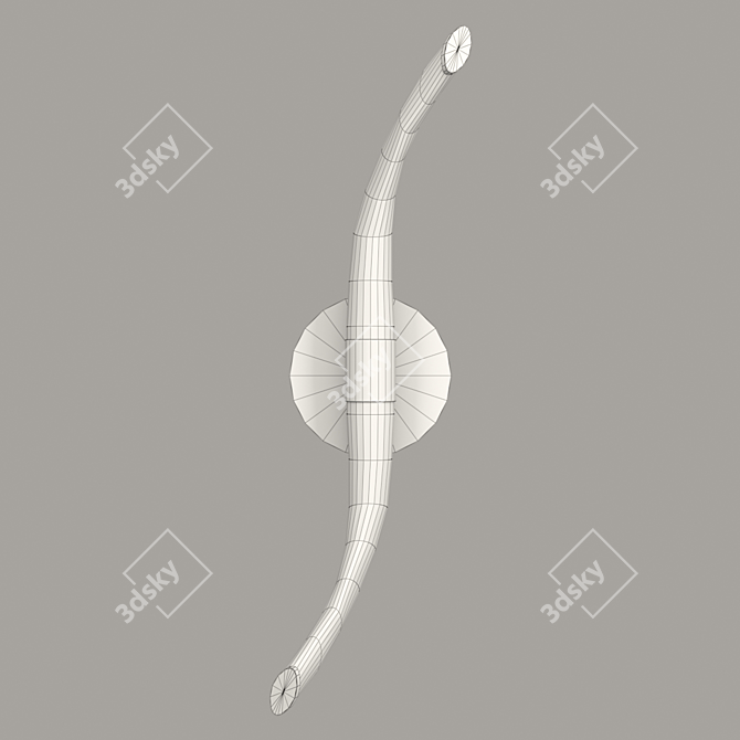Harmonious OM Sconce in Mantra ARMONIA Series 3D model image 2