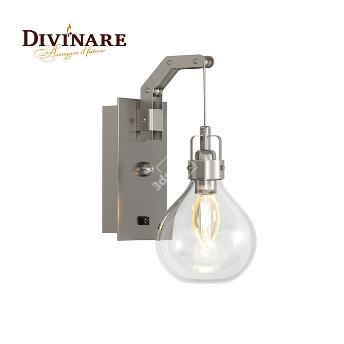Houston 1001Q16 AP-1 OM: Elegant Nickel Pendant Light 3D model image 1