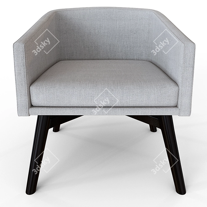 Lolyta Due Chairs: Elegant and Functional 3D model image 2