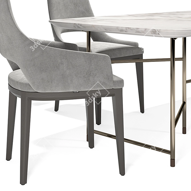 Marelli Kyoto & Grace: Stylish Furniture Set 3D model image 2