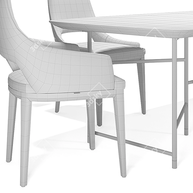 Marelli Kyoto & Grace: Stylish Furniture Set 3D model image 3