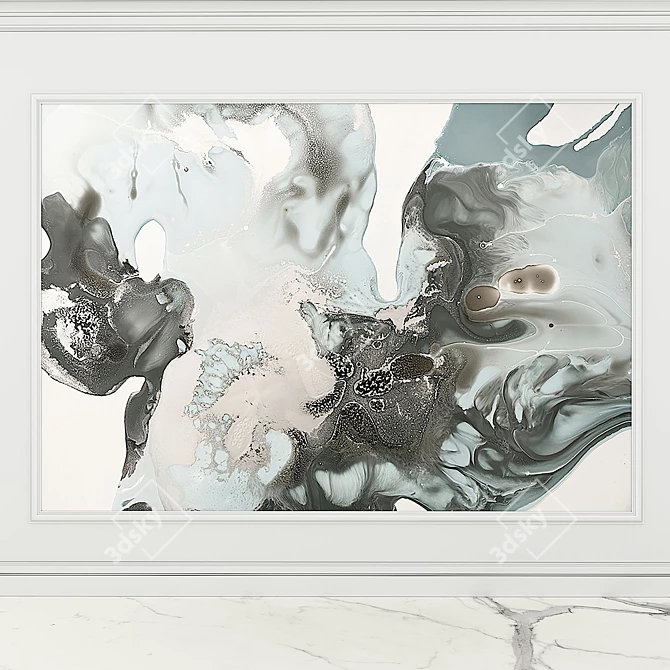 Fluid Art Masterpiece: FA_24S1 3D model image 2