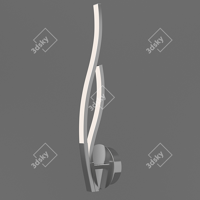 Elegant CORINTO Sconce: OM Mantra 3D model image 1