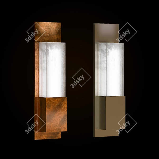 Moonlit Elegance Wall Light 3D model image 1