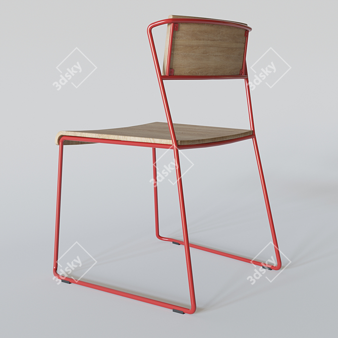 Creative Transit Chair 3D model image 2