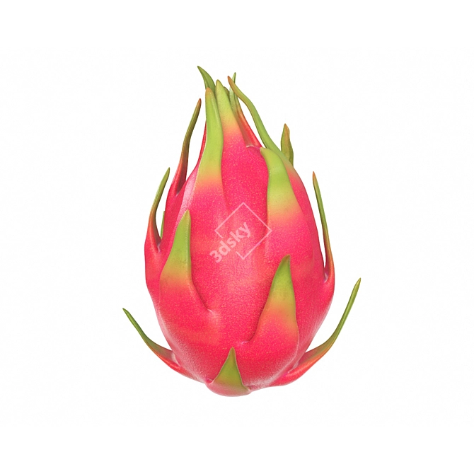 Exotic Dragonfruit - 4K PBR Texture 3D model image 1