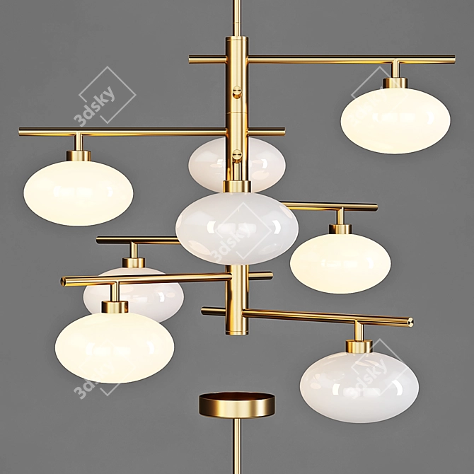 Italux Fiorenzo Pendant: Modern Polish Elegance 3D model image 1