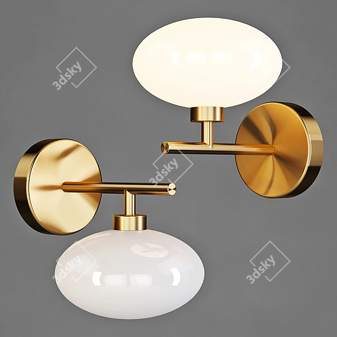 Italux Fiorenzo: Stylish Wall Lamp 3D model image 1
