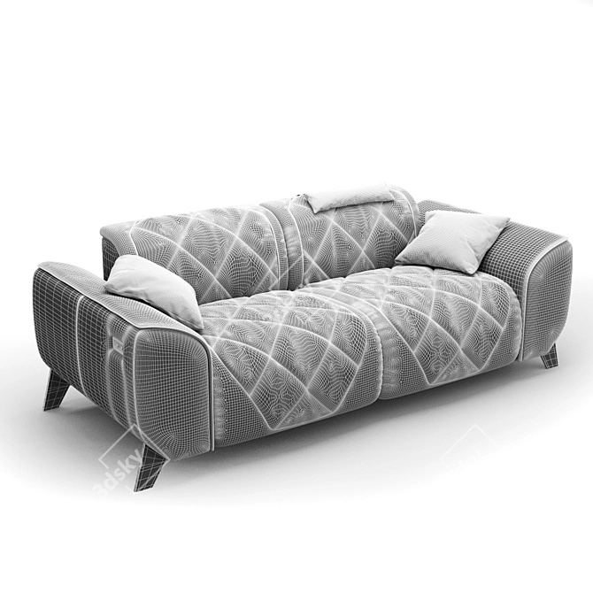 Lamborghini Casa Kate Sofa: Luxury in Your Living Room 3D model image 3