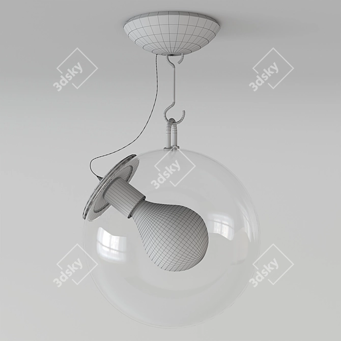 Modern Miconos Ceiling Light 3D model image 3