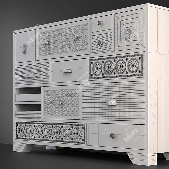 Puro Chest: Sleek and Stylish! 3D model image 3