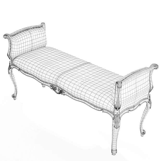 Angelo Cappellini Bench 3D model image 3