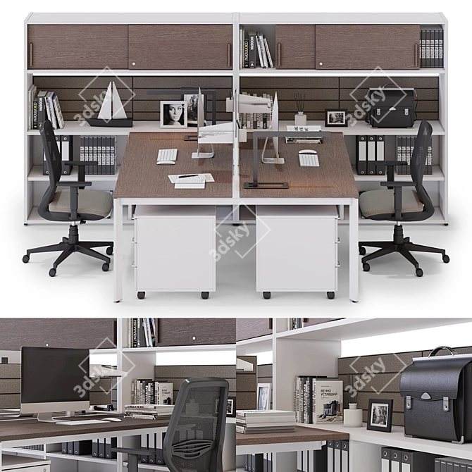 LAS OXI (v2) - Ultimate Office Workspace 3D model image 2