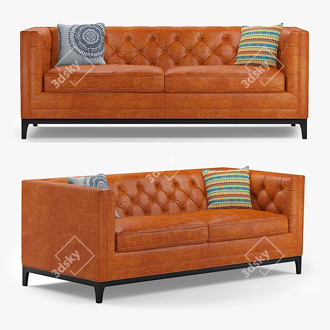 Title: Elegant Anderson Ethan Allen Sofa 3D model image 1