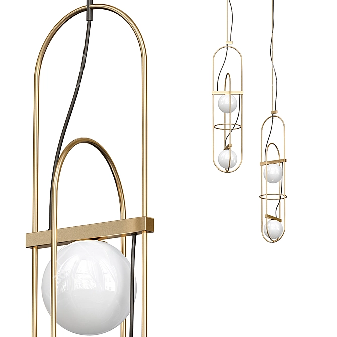 Elegant Illumination: FontanaArte's Masterpieces 3D model image 1