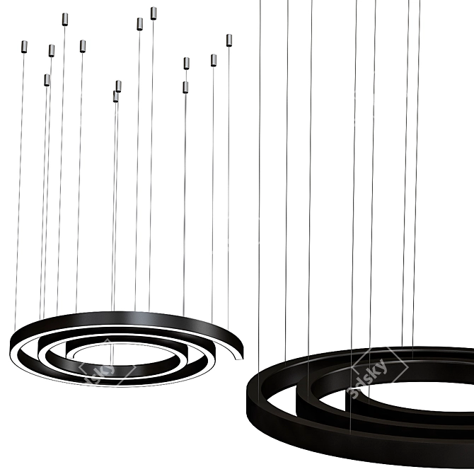 Indelague Roxo Concept S Lighting 3D model image 1