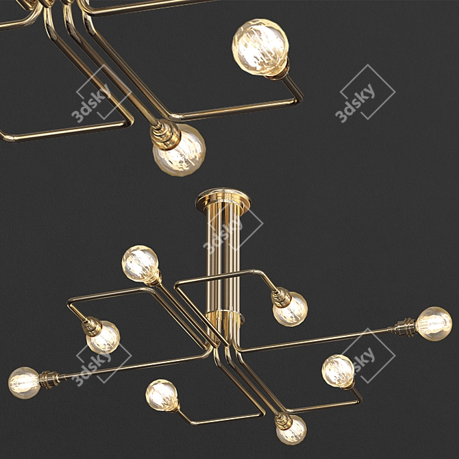 Mullan IRBID Pendant Light 3D model image 1