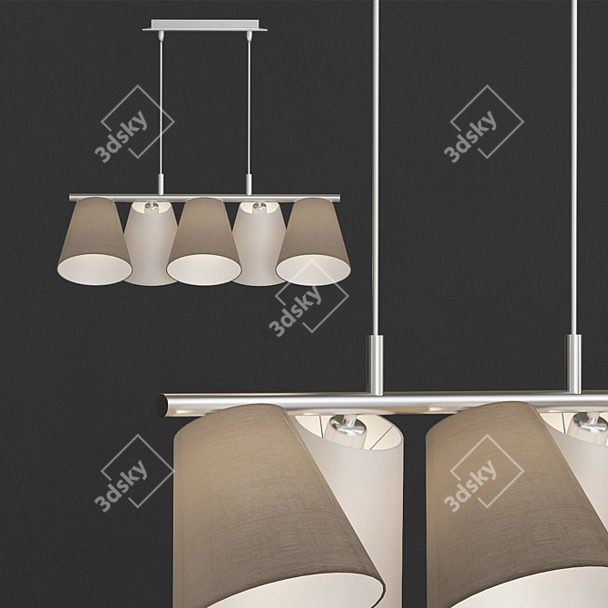 Elegant Tarrasa Pendant 3D model image 1