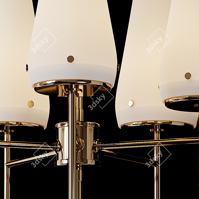 Modish Jakobsson Ceiling Lamp 3D model image 2