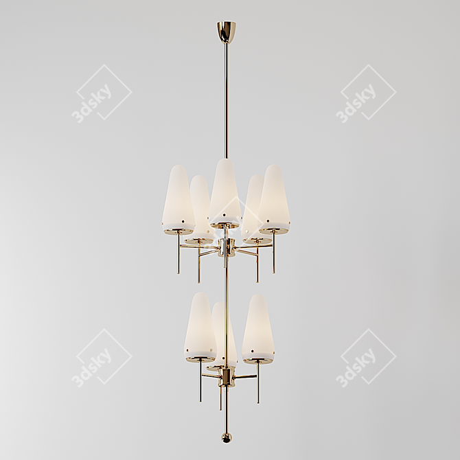 Modish Jakobsson Ceiling Lamp 3D model image 3