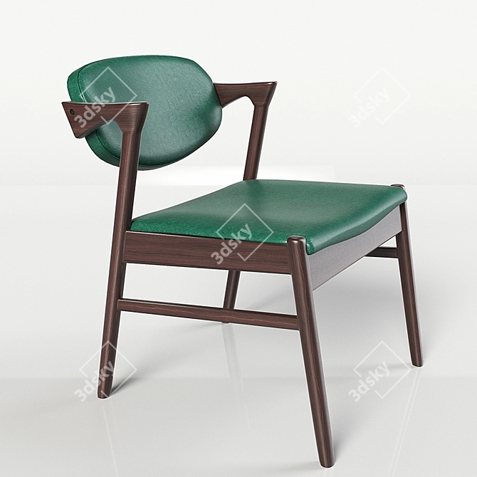 Matilda Armchair: Stylish and Sturdy Seating 3D model image 1
