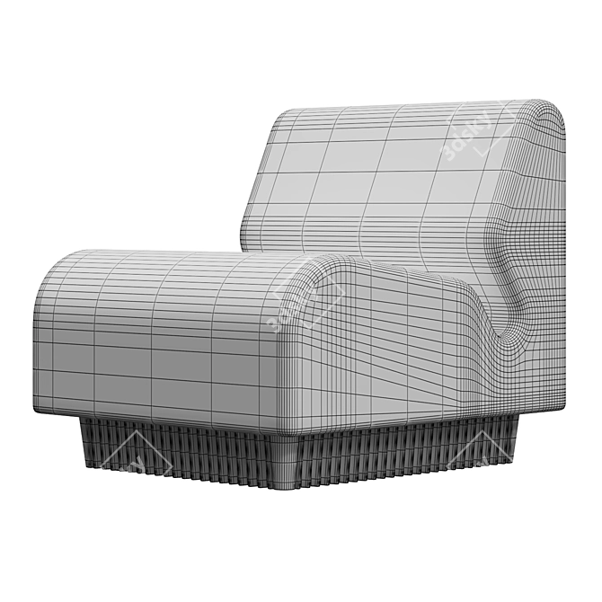 Chic and Modular: Herman Miller Chadwick 3D model image 3