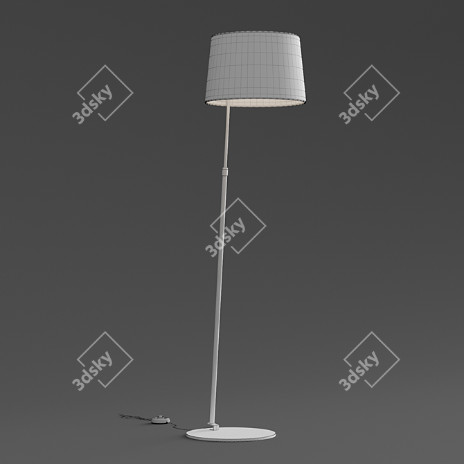 Modern Elegance Floor Lamp 3D model image 2