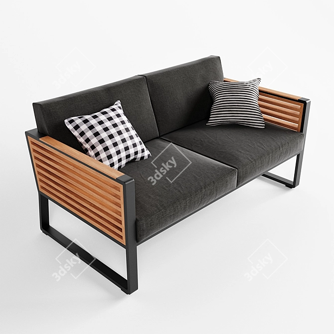Title: Higold New York Outdoor Set - Stylish & Durable 3D model image 1