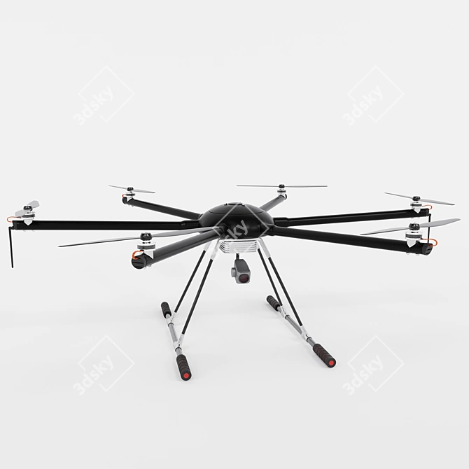 Matrix UAV Copter: Advanced Quadcopter with High Performance 3D model image 1