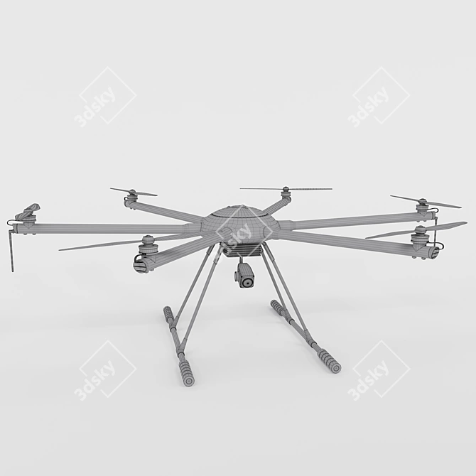 Matrix UAV Copter: Advanced Quadcopter with High Performance 3D model image 2